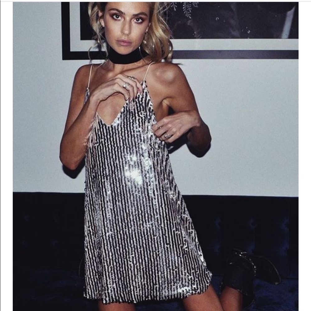 blush colored sparkle dress NEW